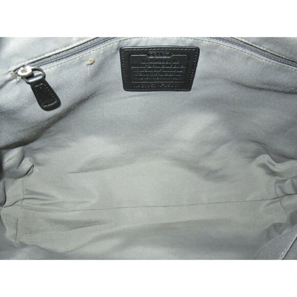 Coach 2013 Peyton Black Crossgrain Leather Tote 2 way Crossbody - Picture 5 of 11